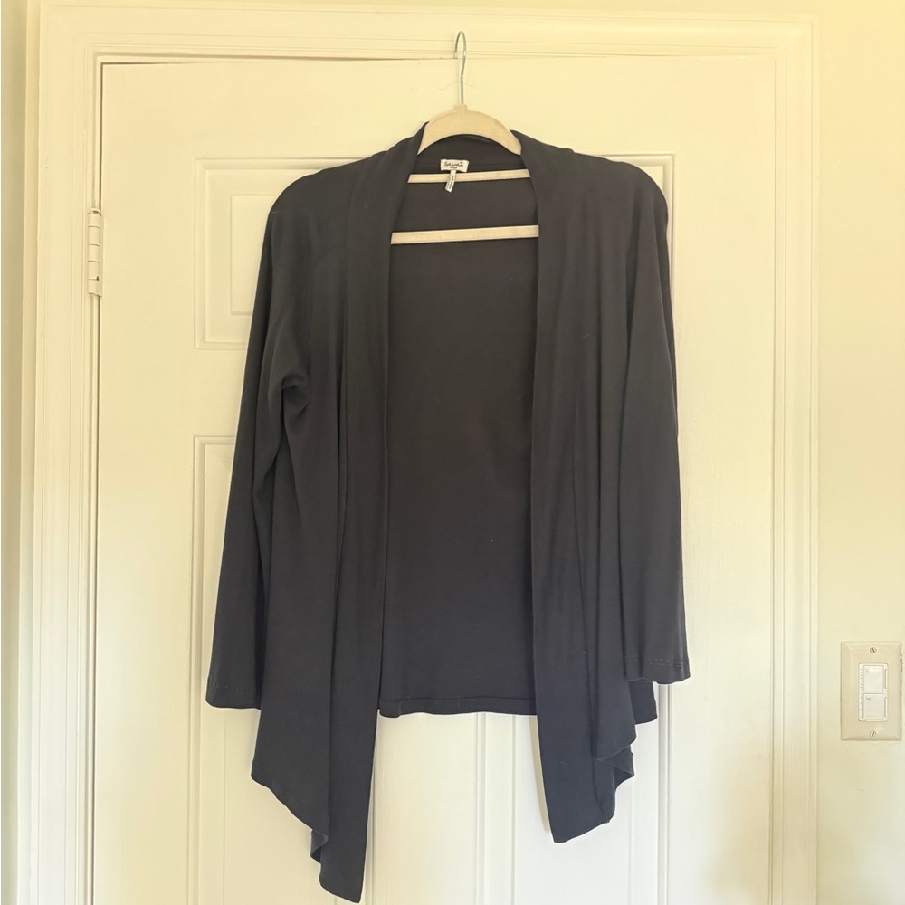 Splendid Black Open-Front Cardigan - L